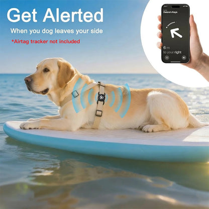 TAAKCC IP68 Waterpoof Dog Airtag Holder, Stretchy Silicone Full Body Covered Holder for Apple Air Tag for Dog Cat Collar